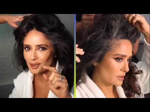 Salma Hayek Proudly Flaunts Gray Hairs and Her SURPRISING Hack to Cover Them!