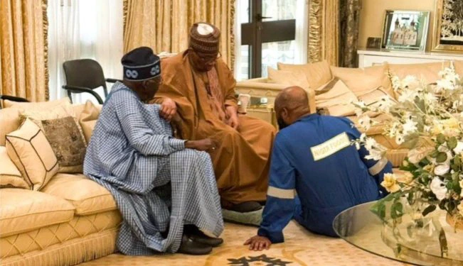 Tinubu visits Babangida in Niger