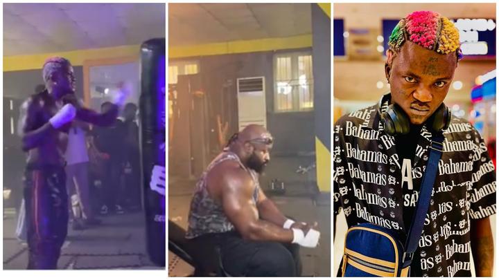 Many Surprised As Portable Beats Kizz Daniel’s Main Bouncer (VIDEO)