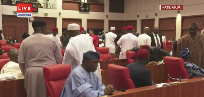 BREAKING: Budget Padding: Commotion In Senate As Another Senator Makes Heavy Revelation Indicting More People