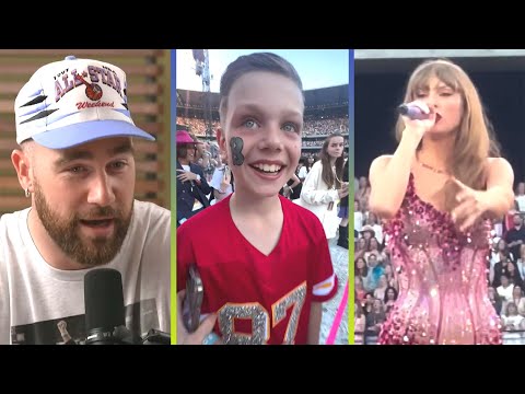 Travis Kelce REACTS to Taylor Swift Fans Wearing His Jersey at Eras Tour