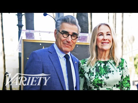 Catherine O’Hara Presents Eugene Levy with His Walk of Fame Star