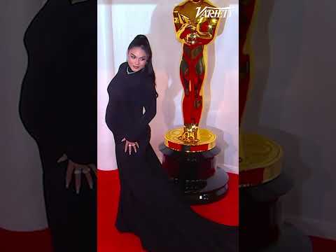 Vanessa Hudgens reveals that she’s pregnant on the Oscars red carpet