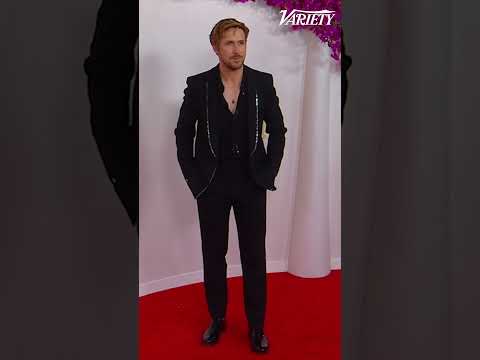 Ryan Gosling walks the red carpet at the Oscars