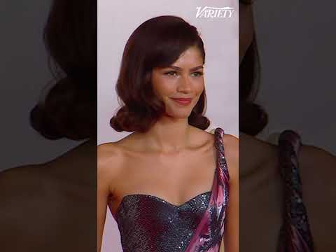 Zendaya walks the red carpet at the Oscars