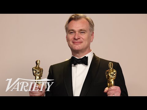 Christopher Nolan Says “It’s a Thrill” to be an Oscar Winner – Full Oscars Backstage Speech