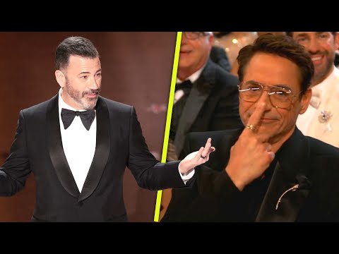 Watch Jimmy Kimmel ROAST Robert Downey Jr. in Oscars Monologue