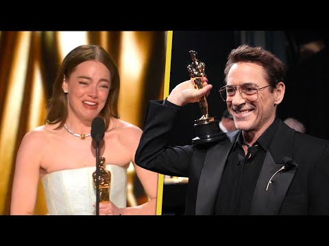 Oscars: Emma Stone CRIES and More Acceptance Speech Highlights