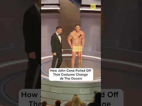 How John Cena Pulled off that QUICK Oscars Costume Change