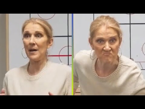 Watch Celine Dion’s Trademark Humor on Full Display During NHL Locker Room Visit