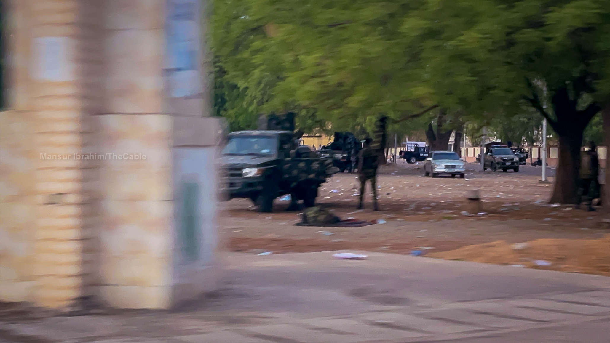 Heavy Security As Soldiers, Policemen Barricade Palace Where Dethroned Emir Bayero Moved Into (PHOTOS)