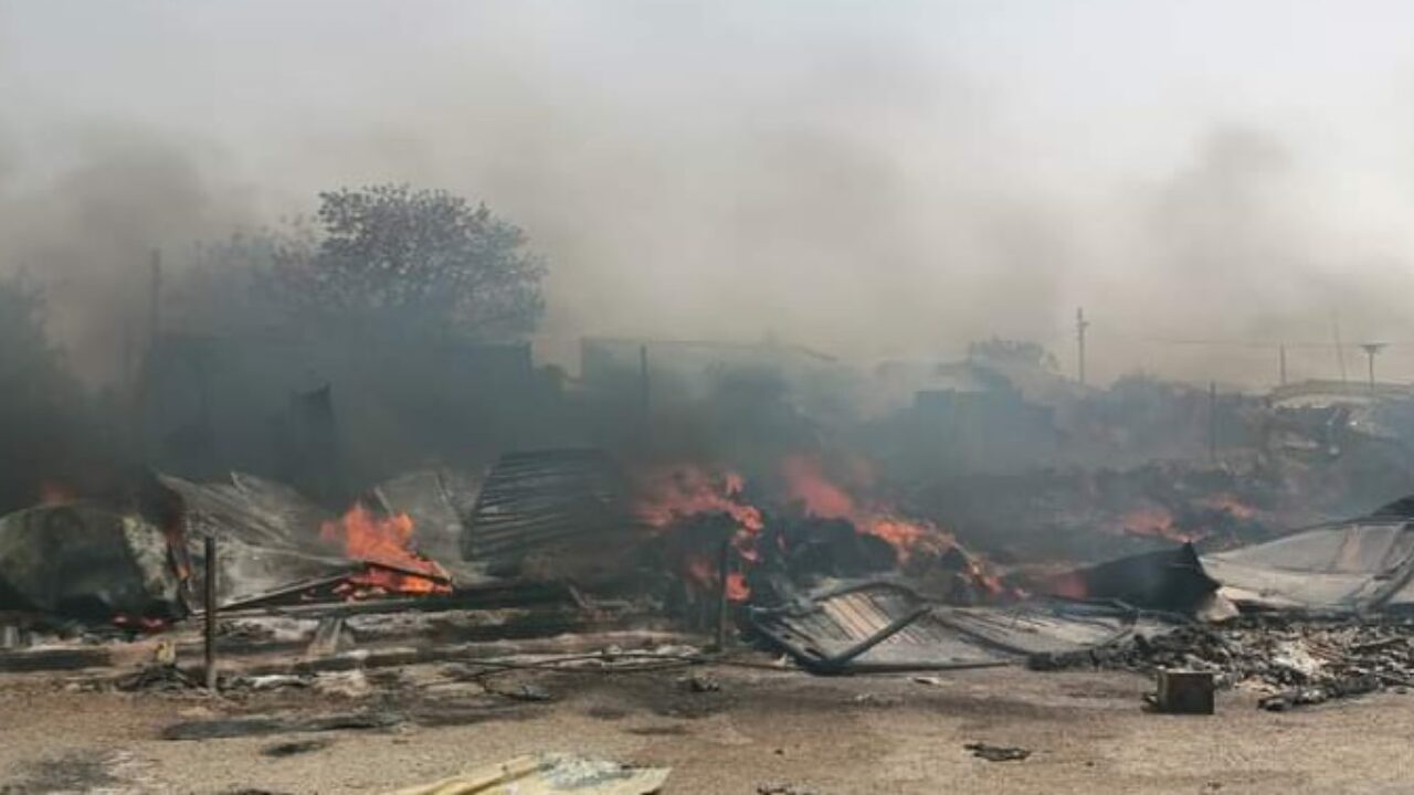 BREAKING: Fire guts NNPCL Apapa Tank Farm