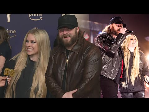 Watch Avril Lavigne and Nate Smith ROCK OUT on ACM Awards Stage!