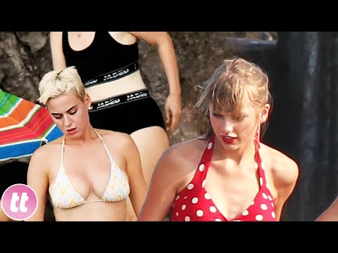 Taylor Swift And Katy Perry Drew Completely Different Reactions For Their Candid Bikini Photos