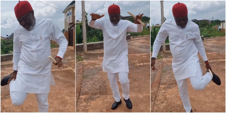 Kanayo O. Kanayo jumps on Gwo Gwo Ngwo dance challenge