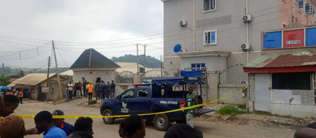 JUST IN: Victims Rushed To Hospital As More Photos From Abuja Building Collapse Emerge