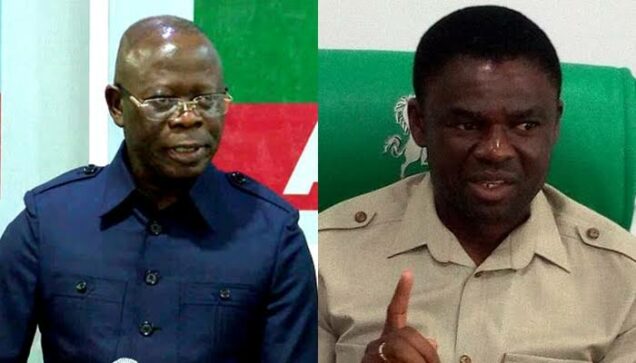 JUST IN: Oshiomhole Speaks After Shaibu Dumped PDP, Returned To APC