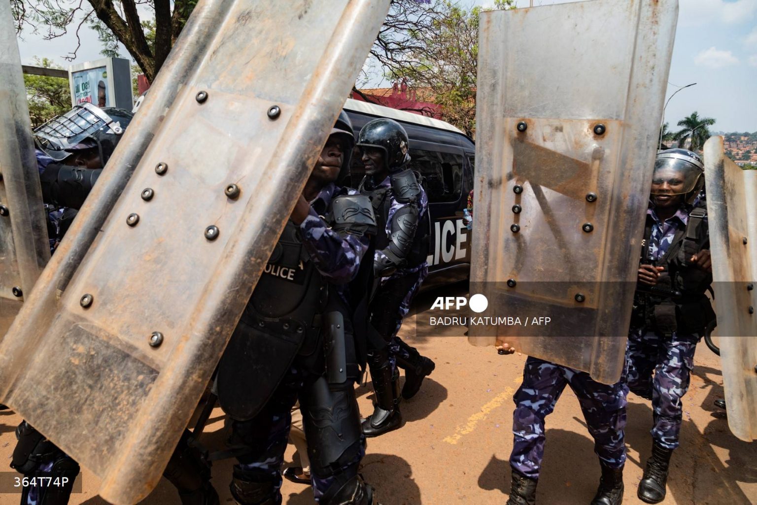 Security Agents Descend On Ugandan Protesters After President Warned They Are Playing With Fire (PHOTOS)