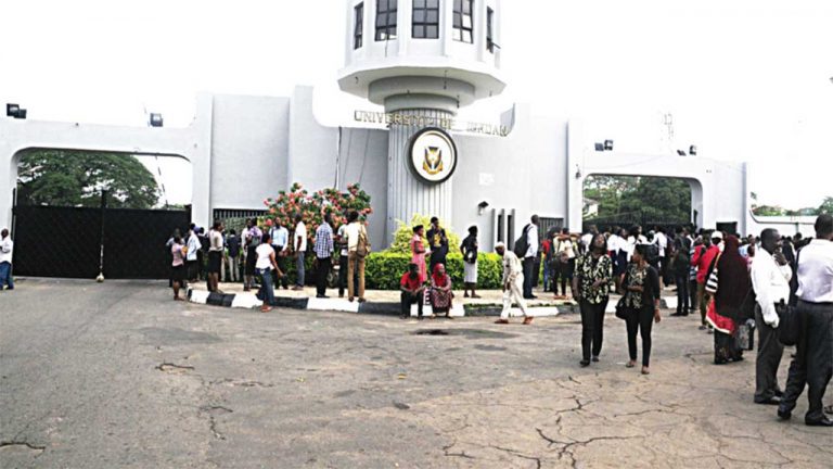 JUST IN: Angry Students Lock Out Staff, Shut Down Activities As Mega Protest Rocks UI