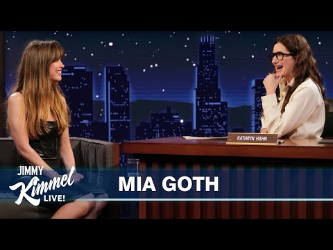 Mia Goth on Her New Movie MaXXXine, Martin Scorsese & Stephen King Being Fans & Growing Up in London