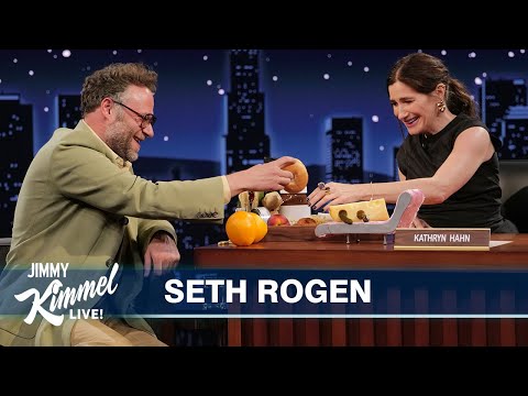 Seth Rogen & Kathryn Hahn Demonstrate How Different Foods Would Have Sex with Each Other