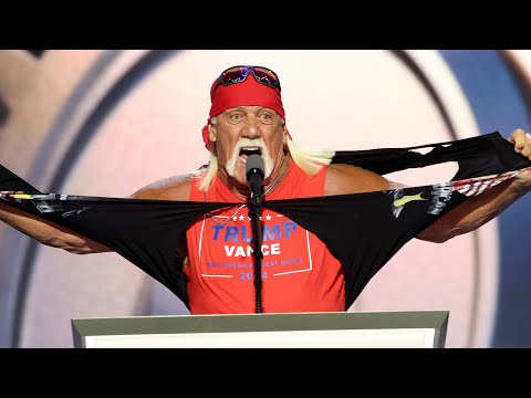 Hulk Hogan RIPS Shirt Open During RNC Speech