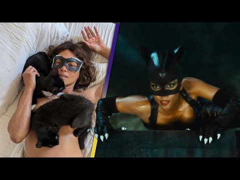 Halle Berry Goes TOPLESS to Celebrate Catwoman Turning 20