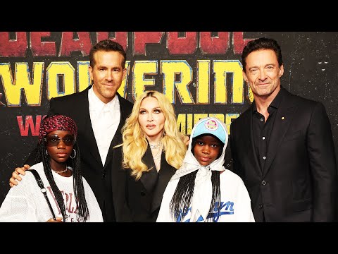 Madonna’s Twins Make RARE Appearance With Ryan Reynolds and Hugh Jackman